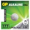 Батарейка GP Alkaline 177 (G4, LR626), алкалиновая, 1 шт., в блистере (отрывной блок), 177-2CY, 4891199026690 - фото 13562696