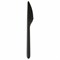 Нож одноразовый полипропиленовый 173 мм, черный, ПРЕМИУМ, ВЗЛП, 4031Ч - фото 13602088