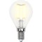 Светодиодная лампа Uniel LED-G45-7,5W/WW/E14/CL GLA01TR - фото 13602923