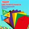 Цветная бумага А4 2-сторонняя газетная, 16 листов, 8 цветов, на скобе, ПИФАГОР, 200х280 мм, "Праздник", 129560 - фото 13610178