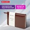 Еженедельник недатированный МАЛЫЙ ФОРМАТ 95х155 мм А6 BRAUBERG "Imperial" под кожу, 64 л., коричневый, 126185 - фото 13621378