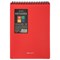 Блокнот А5 80 л., спираль пластиковая, обложка пластик, клетка, BRAUBERG "Metropolis", КРАСНЫЙ, 115568 - фото 13642092