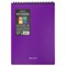Блокнот А5 80 л., спираль пластиковая, обложка пластик, клетка, BRAUBERG "Metropolis", ФИОЛЕТОВЫЙ, 115571 - фото 13642095
