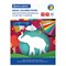 Цветная бумага А4 офсетная, ВОЛШЕБНАЯ, 16 листов 10 цветов, на скобе, BRAUBERG, 200х275 мм, "Чудеса", 129921 - фото 13642679