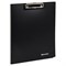 Папка-планшет BRAUBERG "Стандарт", А4 (310х230 мм), с прижимом и крышкой, пластик, черная, 0,9 мм, 221646 - фото 13643040