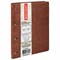 Тетрадь на кольцах БОЛЬШАЯ А4 (240х310 мм), 120 листов, под кожу, клетка, BRAUBERG "Main", коричневый, 404511 - фото 13643978
