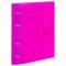 Тетрадь на кольцах А5 175х220 мм, 120 л., пластик, на липучке, с разделителями, BRAUBERG, Розовый, 404635 - фото 13644013