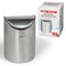 Урна настольная 1,2 литра для мусора с качающейся крышкой, d 12х16,5 см, нержавеющая сталь, LAIMA, 601618 - фото 13644756