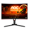 Монитор LCD 27'' 16:9 1920х1080(FHD) VA, Curved, nonGLARE, 165 Hz, 300 cd/m2, H178°/V178°, 3000:1, 80M:1, 16.7M, 4ms, 2xHDMI, DP, USB-Hub, Height adj, Tilt, Swivel, Speakers, Black - фото 13666565