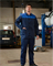 Костюм Аскет-1 (тк.Смесовая,210) брюки, т.синий/васильковый - фото 13699309