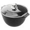 Кастрюля 2 л с жаропрочной крышкой 20 см, антипригарное покрытие, МЕЧТА "Гранит Black", 42802 - фото 13701573