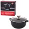 Кастрюля 3 л с жаропрочной крышкой, пятислойное антипригарное покрытие, ГАРДАРИКА "Орион", 1703-04-10 - фото 13707204