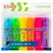 Набор текстовыделителей 6 НЕОНОВЫХ ЦВЕТОВ, STAFF "EVERYDAY HL-707", линия 1-5 мм, скошенный наконечник, 152550 - фото 13713031