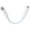 Переходник для наушников с iPhone LIGHTNING на AUX (MINI JACK 3.5 мм), SONNEN, 0,1 м, белый, 513565 - фото 13747909