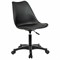 Кресло стул BRABIX "Eames MG-310 PL", пластик черный, экокожа черная, 532927 - фото 13748388