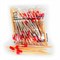 Пики для канапе бамбуковые "Жемчужина Красная", 12 см, 100 шт., КП, 139418 - фото 13750559