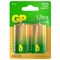 Батарейки КОМПЛЕКТ 2 шт., GP Ultra G-Tech, D (LR20, 13А), алкалиновые, блистер, 13AU-CR2 - фото 13757113