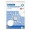 Цветная бумага А4 офсетная САМОКЛЕЯЩАЯСЯ, 10 листов, БЕЛАЯ, 80 г/м2, BRAUBERG, 129289 - фото 13764268
