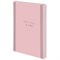 Ежедневник недатированный с резинкой А5 145х203 мм, BRAUBERG, твердый, 160 л., "Minimal", розовый, 116301 - фото 13770322