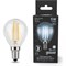 Лампа GAUSS LED Filament Globe E14 5W 4100K - фото 14729948