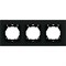 3-местная рамка Metronex Exclusive Black - фото 14852903