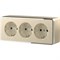 Тройная розетка WERKEL Gallant - фото 14862364