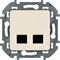 Двойная розетка Legrand INSPIRIA - фото 14878203
