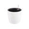 Кашпо IDEA АНФА D150 мм с вставкой и с автополивом, белый М - фото 14886480