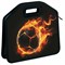Папка-сумка ЮНЛАНДИЯ, 1 отделение, фетровые ручки, 34х30х11 см, "Fire ball", 273381 - фото 14927314