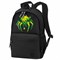Рюкзак BRAUBERG FASHION CITY универсальный, 2 отделения, "Green Spider", черный, 46х31х15 см, 273839 - фото 14927433