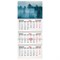 Календарь квартальный на 2026 г., 3 блока, 3 гребня, бегунок, офсет, BRAUBERG, "Утро в лесу", 116761 - фото 14939025