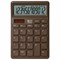 Калькулятор настольный BRAUBERG CH-12-BR (153х103 мм),12 разрядов, двойное питание, коричневый, 272961 - фото 14944057