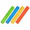 Линейка пластиковая 20 см, BRAUBERG, с держателем, прозрачная, неоновая, ассорти, 210834 - фото 14952449