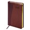 Ежедневник датированный 2026, А5, 138x213 мм, BRAUBERG "Cayman", под кожу, бордовый/коричневый, 117044 - фото 14988508