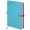 Ежедневник датированный 2026 А5 138x213 мм, BRAUBERG "Inspiration", под кожу, цветной срез, бирюза, 117476 - фото 14988801