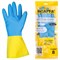Перчатки латексно-неопреновые SCAFFA "Спектр", КЩС-1, хлопчатобумажное напыление, размер 8, M (средний), 00-01017726 - фото 14992628