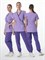 Костюм женский Симпл-001 (тк.Смесовая,120) MedLine, фиолетовый/сирень - фото 15012579