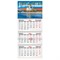 Календарь квартальный на 2026 г., 3 блока, 3 гребня, бегунок, мелованная бумага, BRAUBERG, "Россия", 116796 - фото 15020718