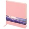 Скетчбук, слоновая кость 140 г/м2 200х200 мм, 80 л., КОЖЗАМ, резинка, BRAUBERG ART CLASSIC, пастель розовый, 116880 - фото 15031537