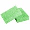 Губки для посуды 110х70х20 мм, ЦЕЛЛЮЛОЗНЫЕ, КОМПЛЕКТ 2 штуки, зеленые, LAIMA, 700257 - фото 15039614