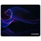 Коврик для мыши SONNEN "NEON WAVE" резина + ткань, 250х200х2 мм, 513958 - фото 15042223