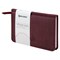 Еженедельник датированный 2026 МАЛЫЙ ФОРМАТ 95х155 мм, А6, BRAUBERG "Wood", под кожу, бордо, 117196 - фото 15054343
