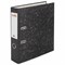 Папка-регистратор STAFF "EVERYDAY" с мраморным покрытием, 70 мм, без уголка, черный корешок, 224616 - фото 15055274