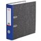 Папка-регистратор ОФИСМАГ, фактура стандарт, с мраморным покрытием, 75 мм, синий корешок, 225583 - фото 15055295