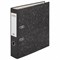 Папка-регистратор STAFF "Basic" БЮДЖЕТ с мраморным покрытием, 70 мм, без уголка, черный корешок, 227185 - фото 15055344
