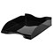 Лоток горизонтальный для бумаг "Люкс", А4 (350х255х65 мм), полипропилен, черный, ЛТГ-30866 - фото 15055572