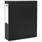 Папка на 2 кольцах, ПРОЧНАЯ, картон/ПВХ, BRAUBERG "Office", ЧЕРНАЯ, 75 мм, до 500 листов, 271846 - фото 15055941
