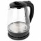 Чайник электрический CROMEX (КРОМЕКС) KT-308, 1,8 л, 1500 Вт, стекло, черный, 455150 - фото 15057927