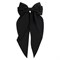 Заколка для волос баретте 25x41 см, с бантом и широкими хвостиками, чёрный, MONTE VITA (МОНТЕ ВИТА), 457112 - фото 15058156