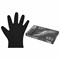 Перчатки одноразовые эластомер TPE, КОМПЛЕКТ 50 пар (100 штук), M (средний), черные, ELEGREEN, ГППVTЭлЧ-M - фото 15060892